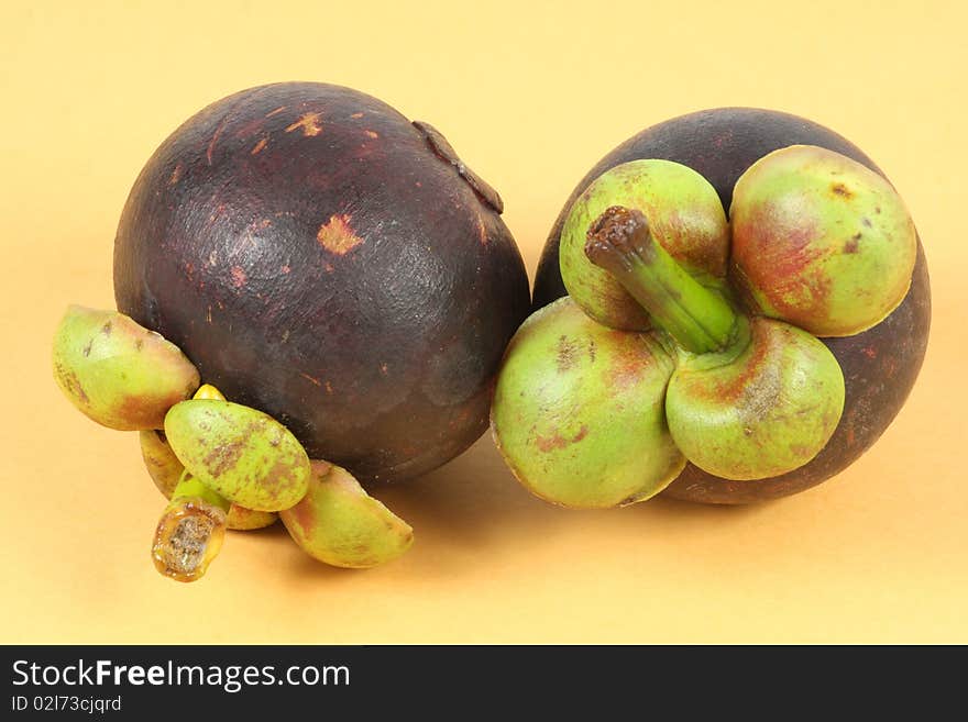 Tropical fruit - Mangosteen (Garcinia mangostana)