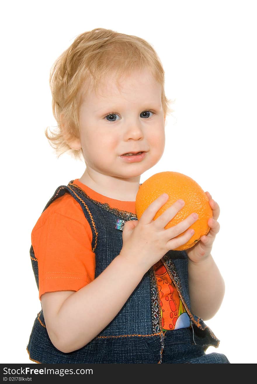 Girl With Orange