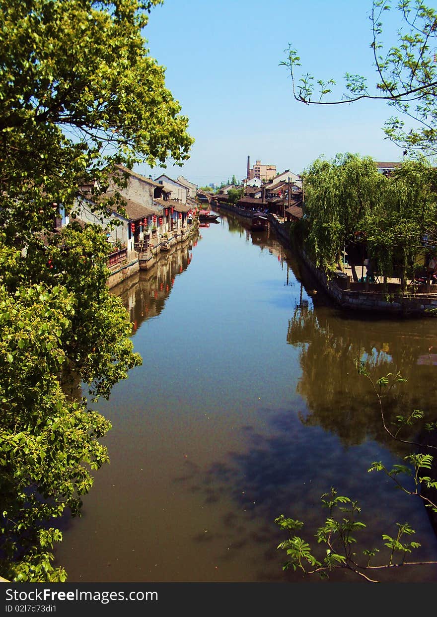 Fengjing water town, Traditional chinese old water town