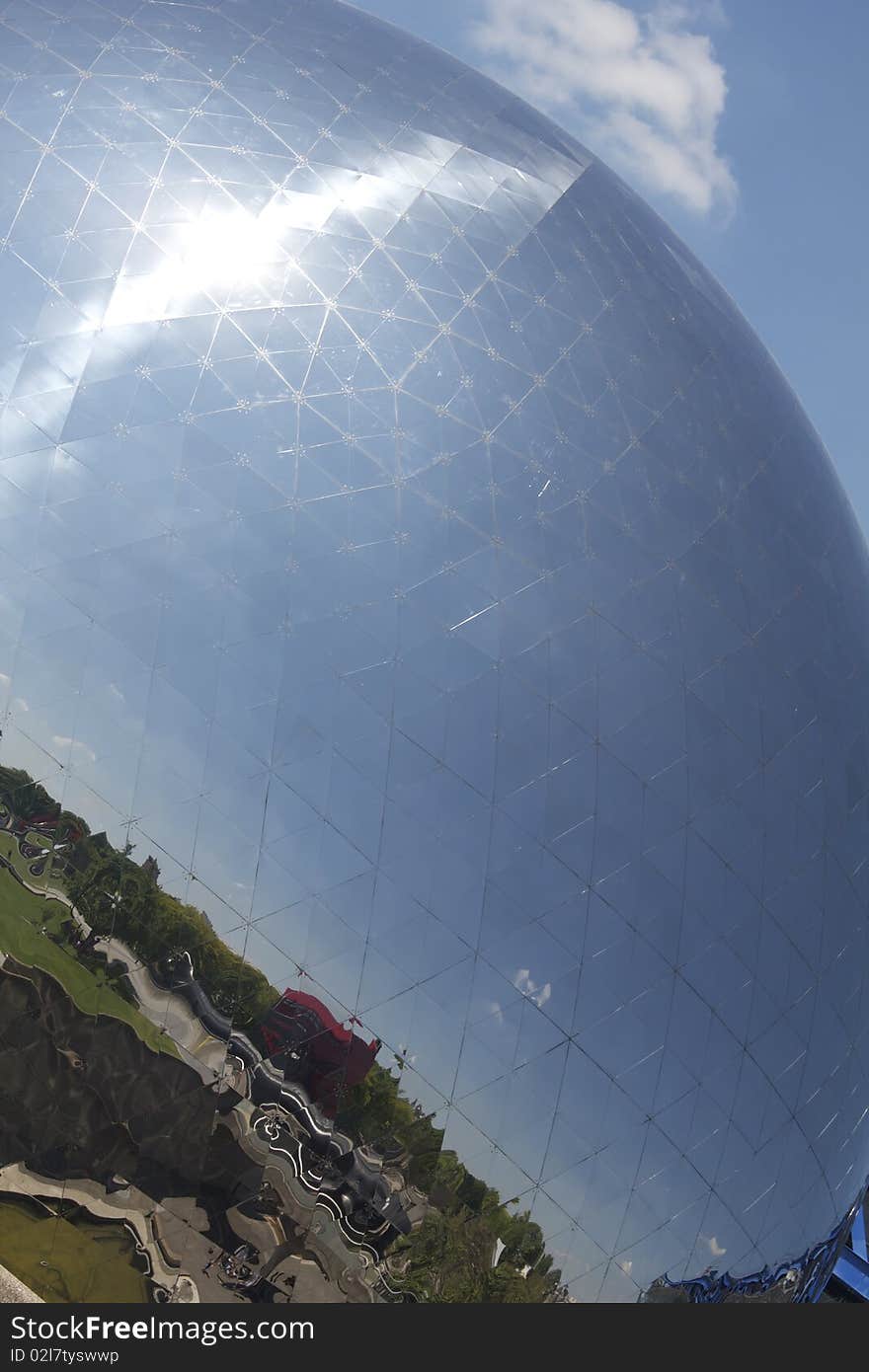 Geodesic Dome, Parc de la Villette, Paris