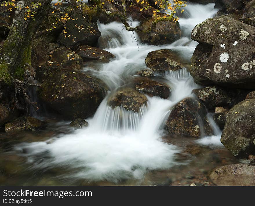 Allt Coire Eoghainn, Glen Nevis, Scotland. Allt Coire Eoghainn, Glen Nevis, Scotland