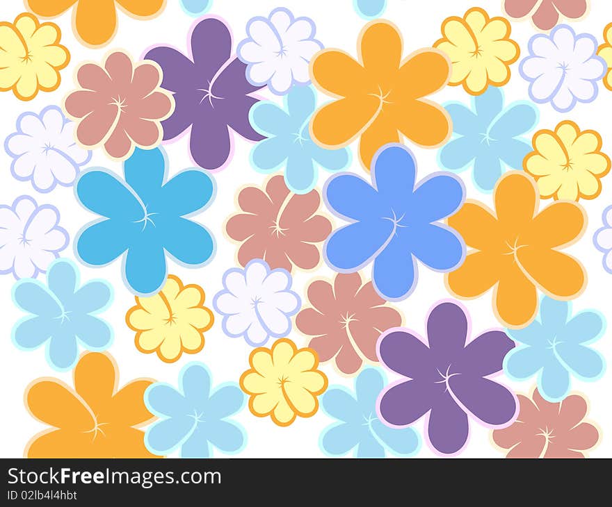 Floral seamless pattern