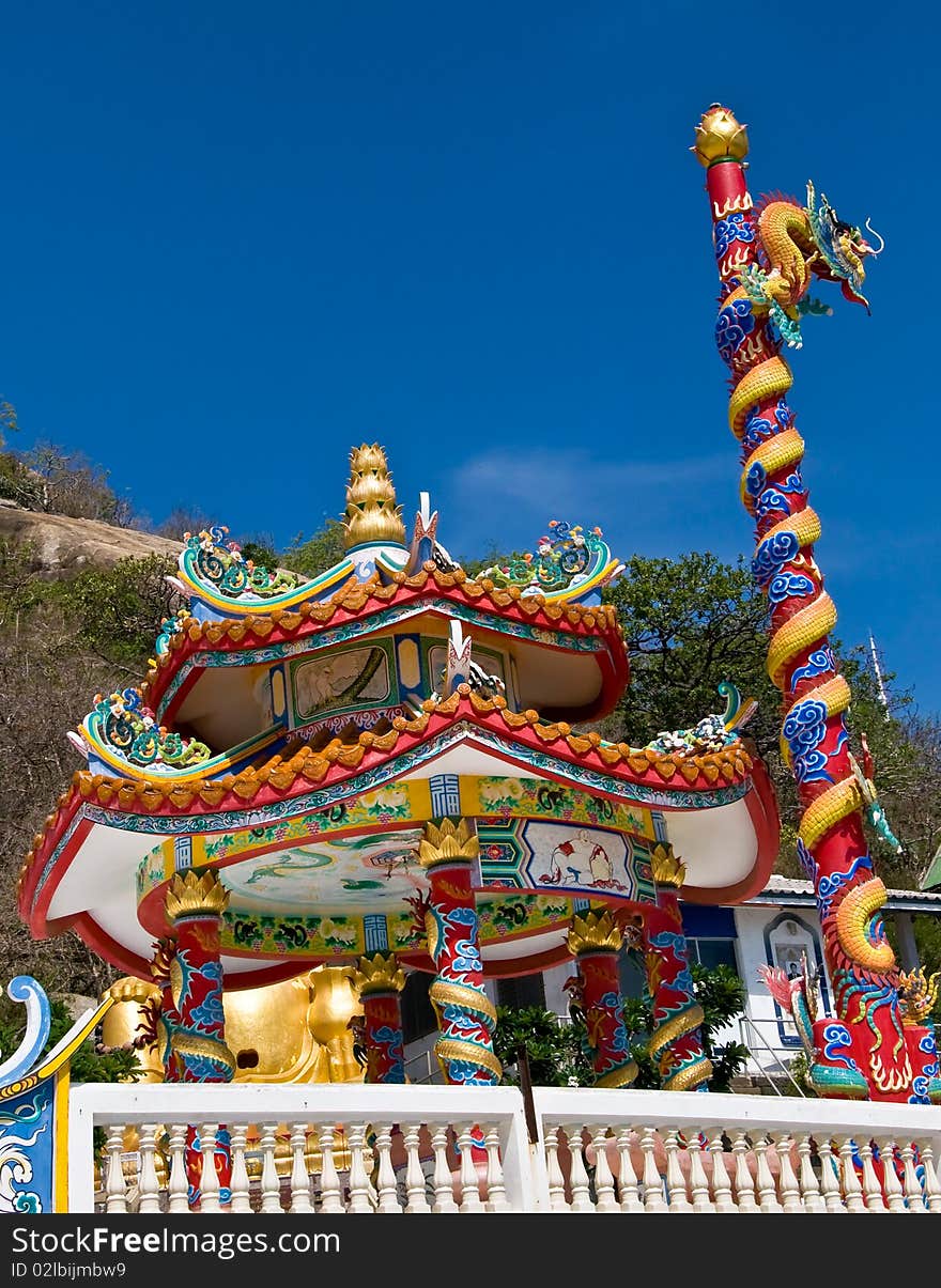 The joss house at khow takieb, huahin,thailand