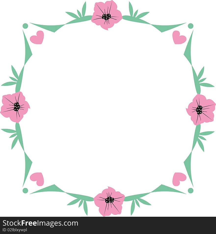 Floral Frame