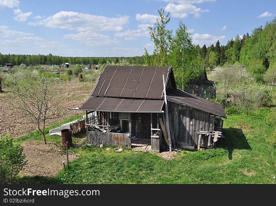 Old shack in the country