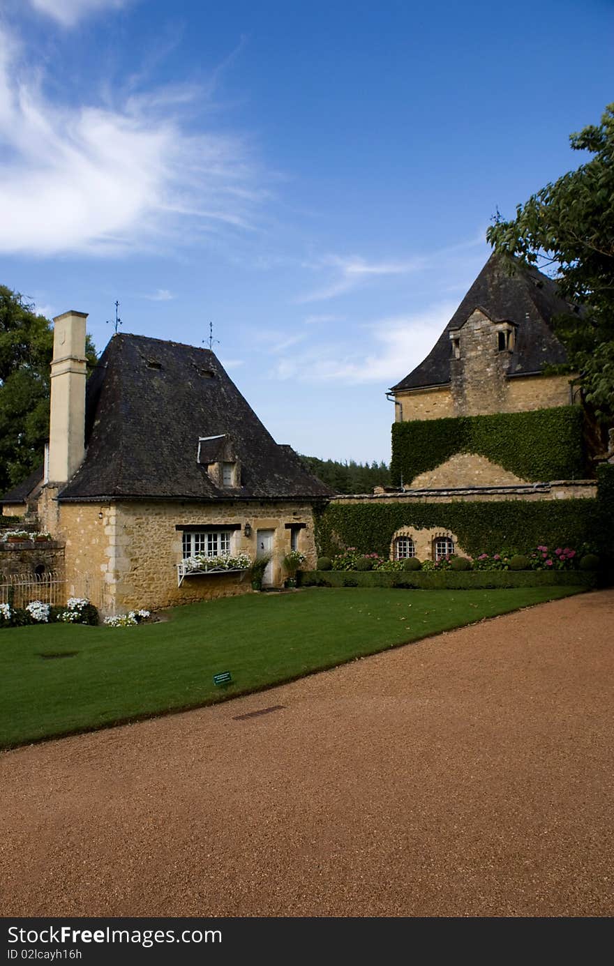 French gardens during a lovely, french summer. French gardens during a lovely, french summer