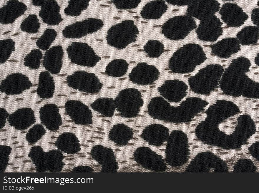 Brown leopardskin Pattern fabric