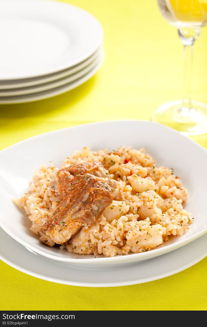 Rice And Pork Chops Potatoes