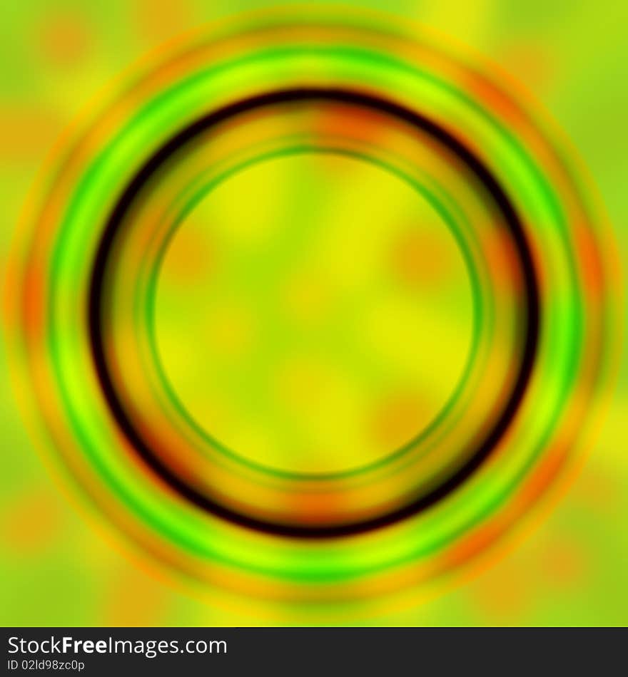 Abstract background with rainbow aperture