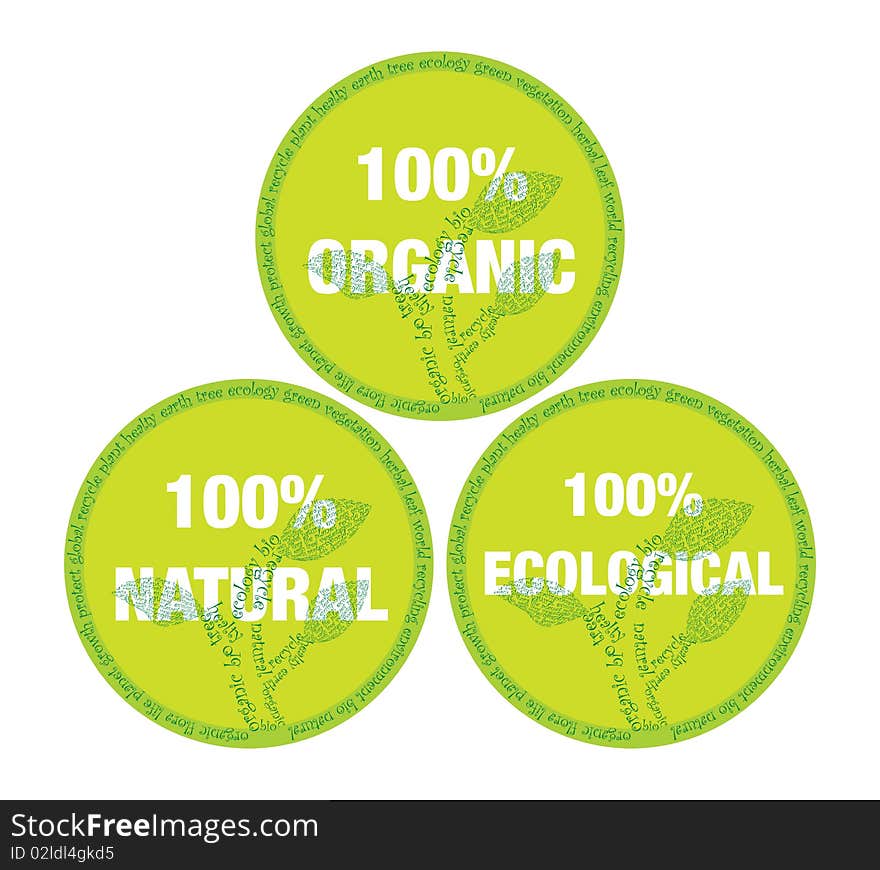 Organic And Ecological Symbol