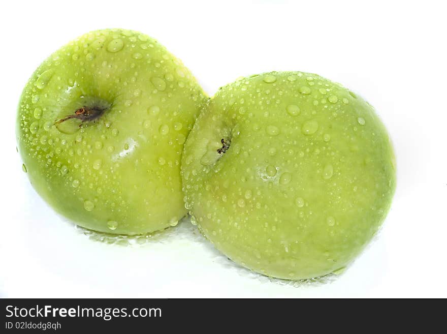 Green apples