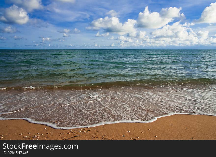 Beach in easthern Thailand