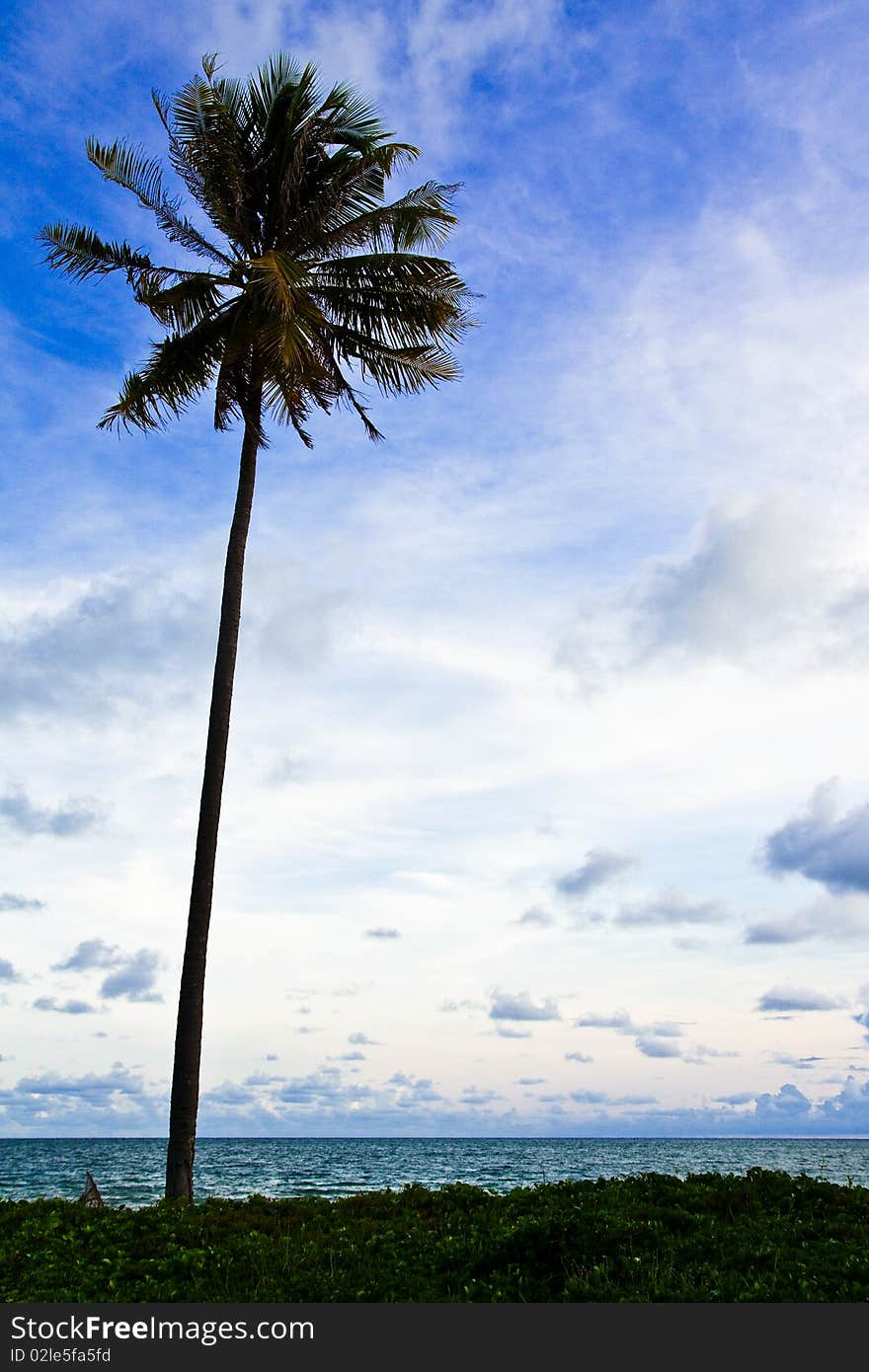 Beach in easthern Thailand