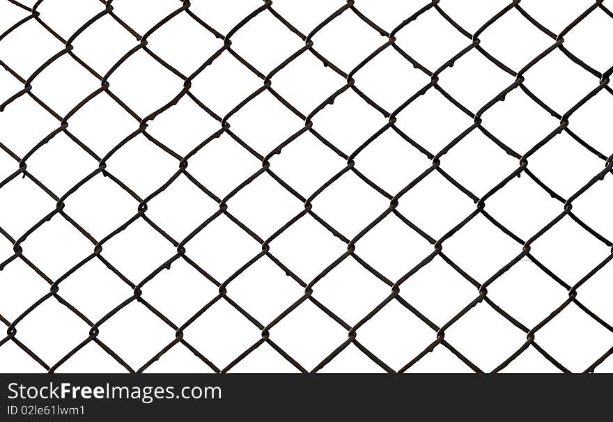 Lattice isolated over white background