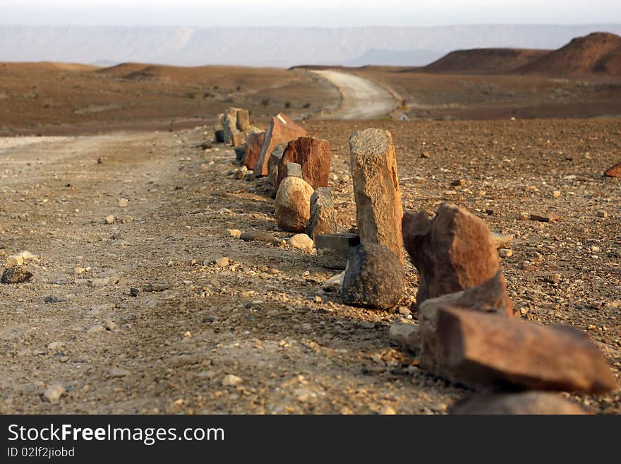 Makhtesh Ramon (Ramon Crater),
The world's largest Makhtesh (an erosion cirque) located in Israel's Negev desert.