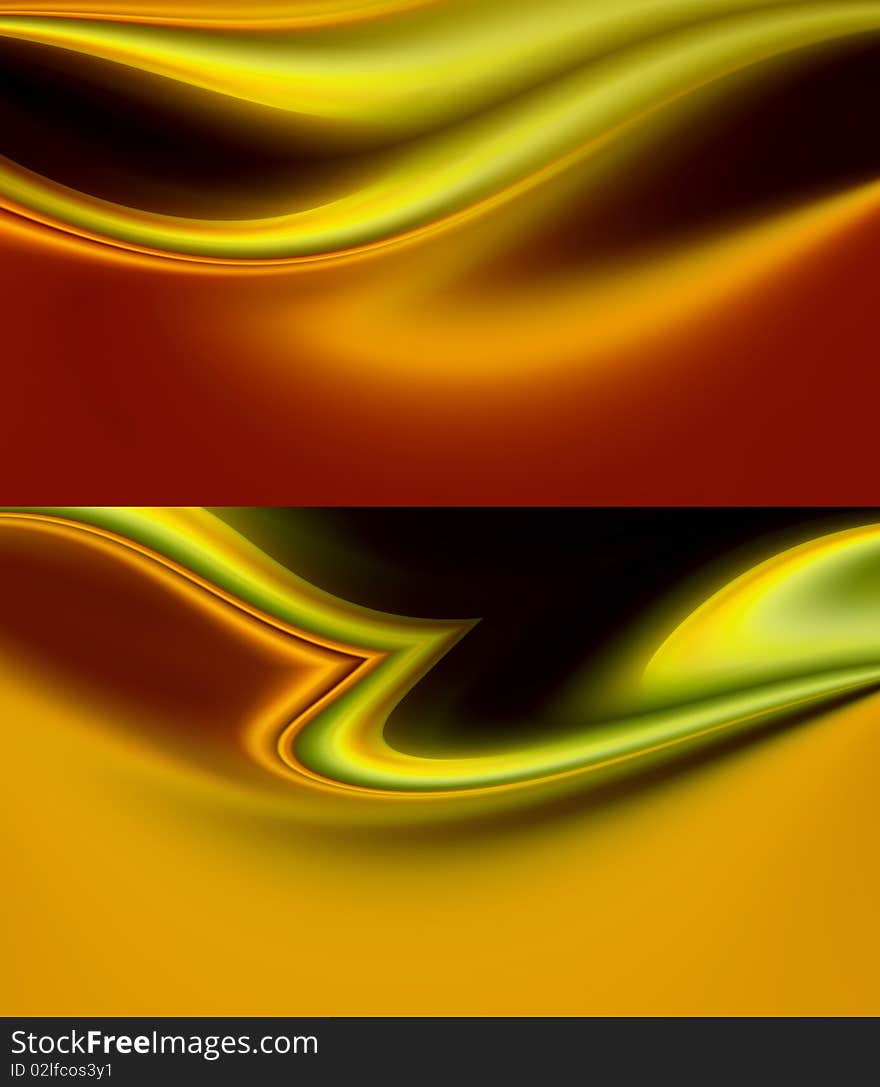 Gold dust and shining yellow smoke abstract background series. Gold dust and shining yellow smoke abstract background series