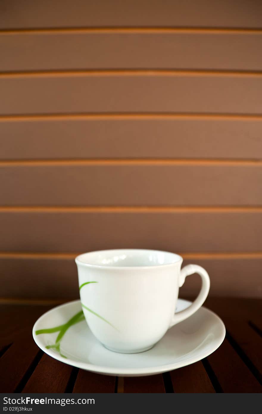 White coffee cup