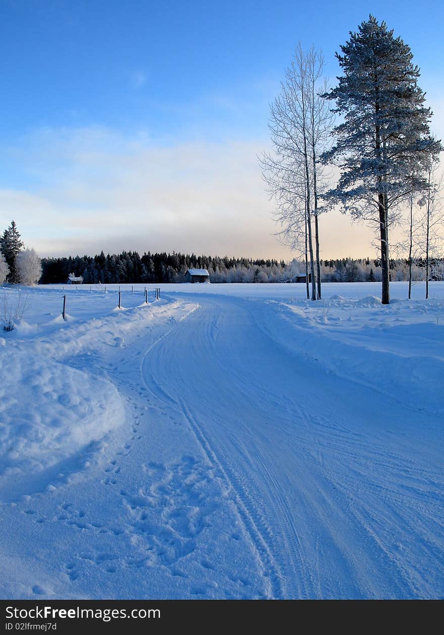 Wintry road