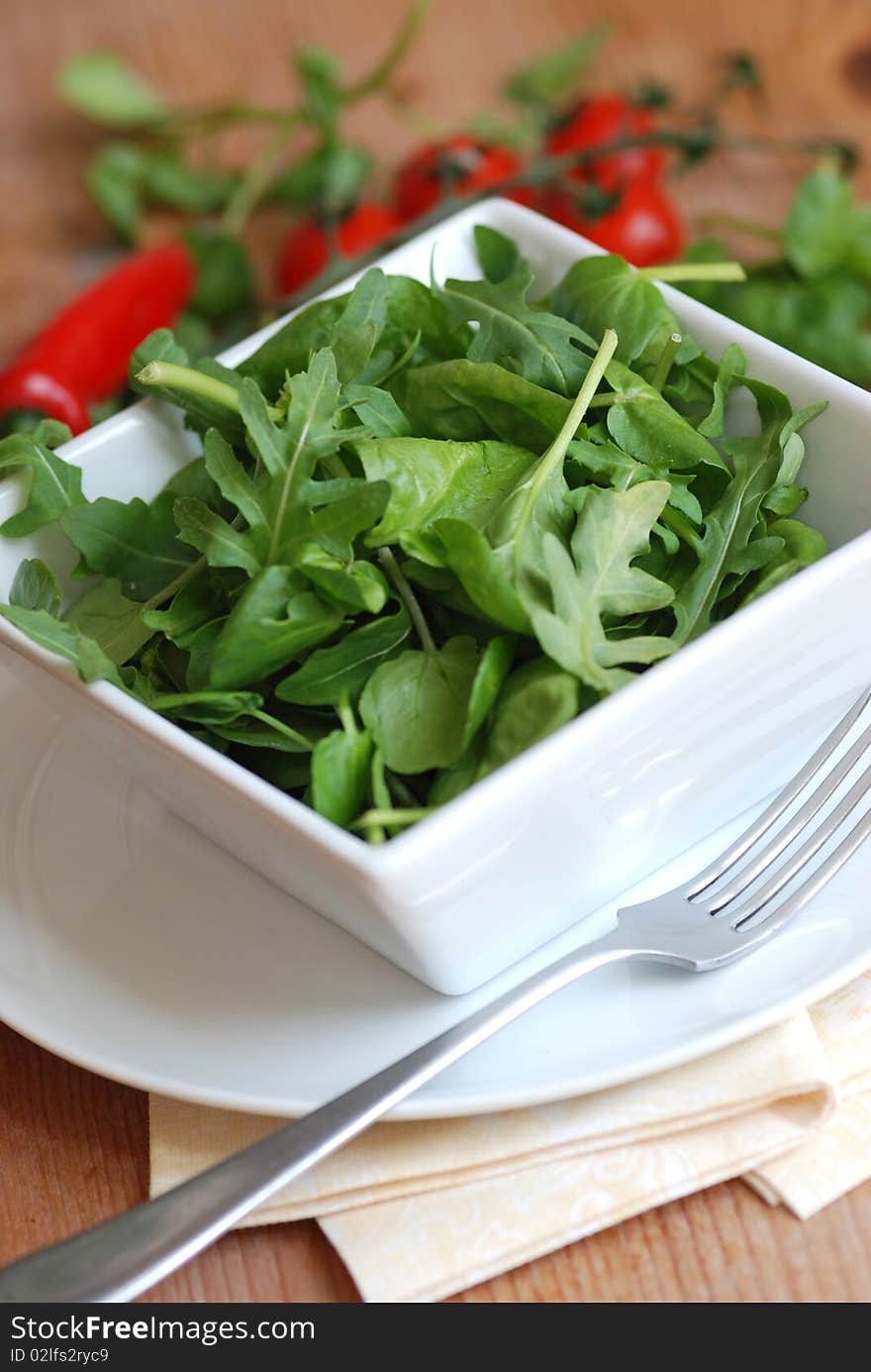 Leaf Salad In A Bowl