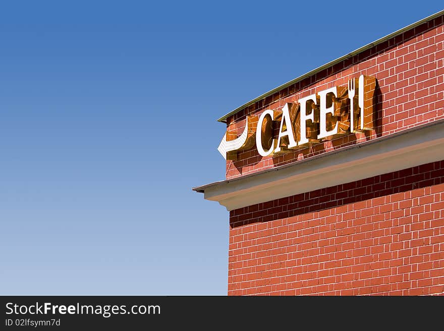 Signboard cafe