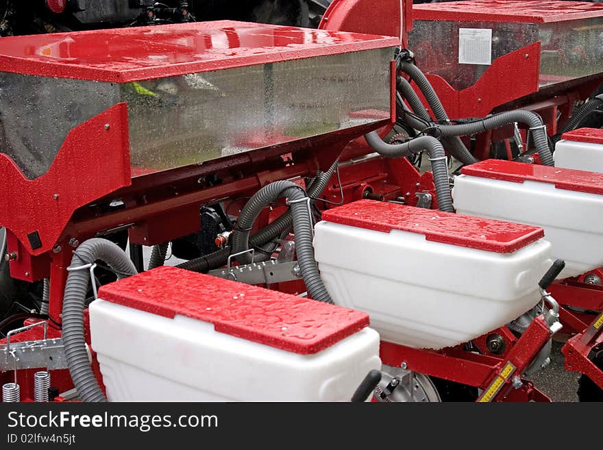 Tractor with plow