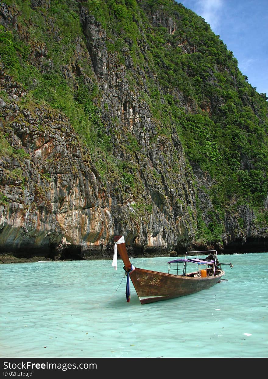 Small Boat On Big Water