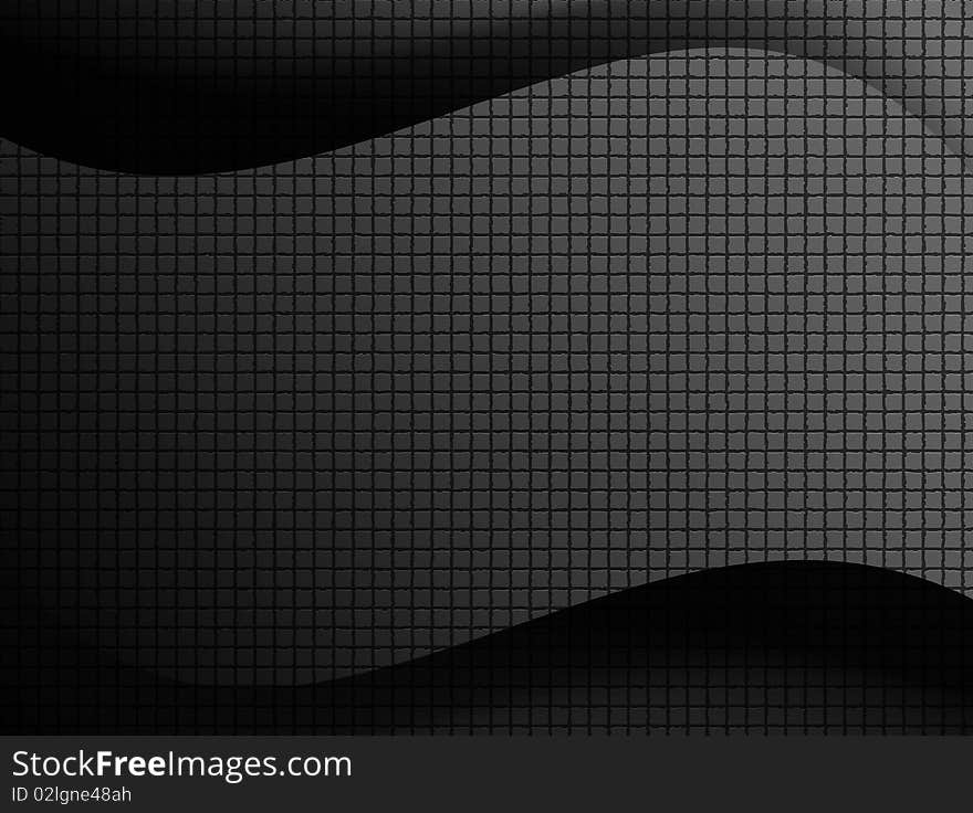 Black and gray texture with waves. Illustration ready to insert tetxt or design. Black and gray texture with waves. Illustration ready to insert tetxt or design