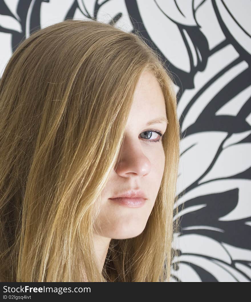 Young Pensive Girl Portrait