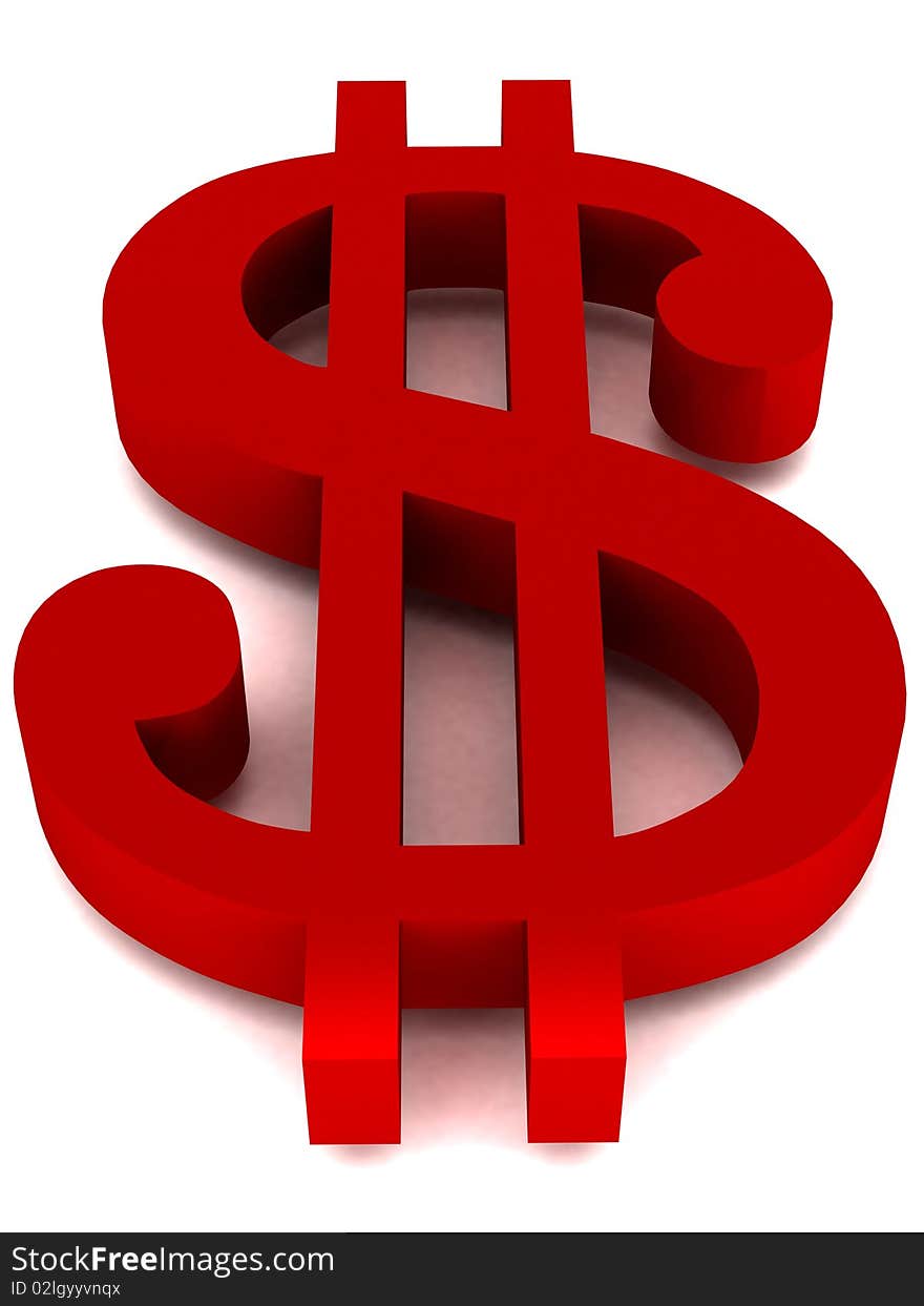 Dollar sign for web or business presentations.