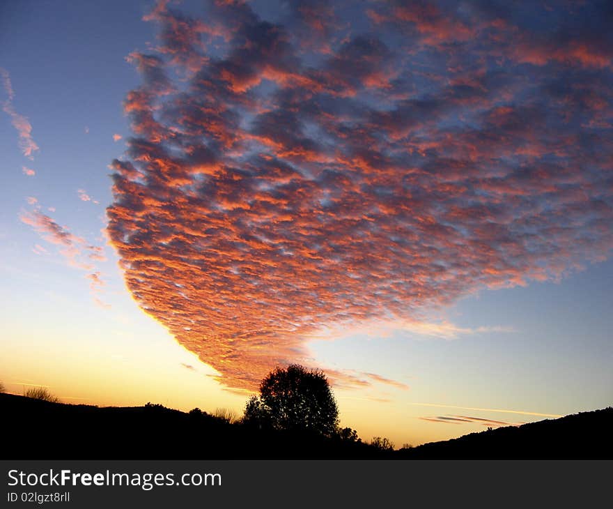 Red Cloud Sunset