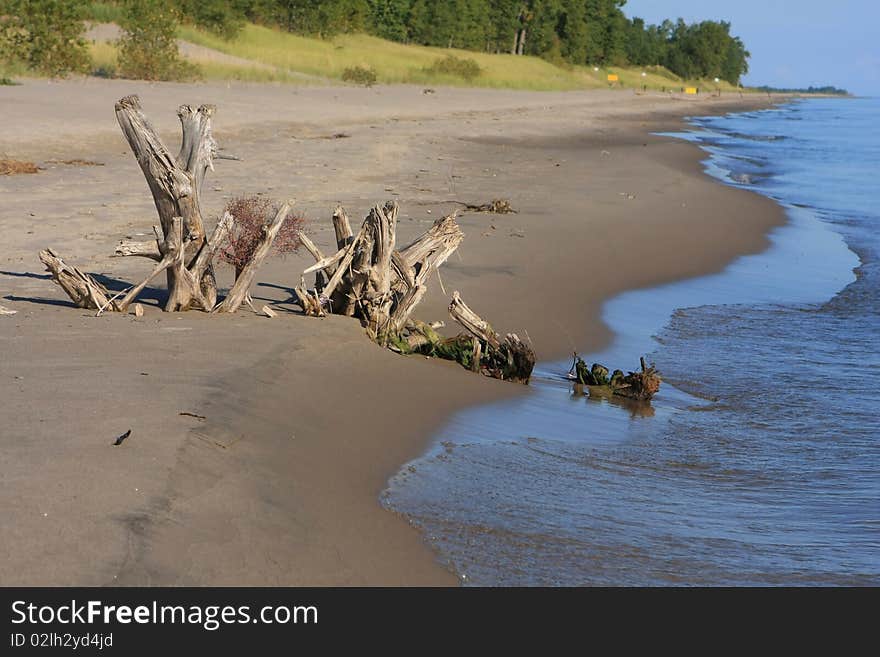 The Beach Long Point Provincial Park Ontario Canada