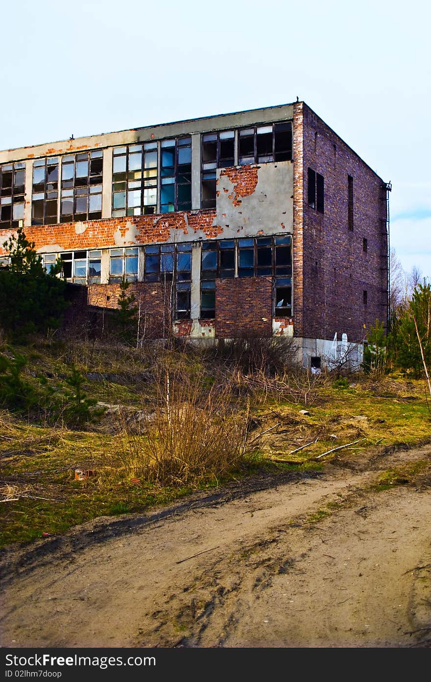 Ruins of a very heavily polluted industrial site, 1890's the place was known as one of the most polluted towns in Europe. Ruins of a very heavily polluted industrial site, 1890's the place was known as one of the most polluted towns in Europe.