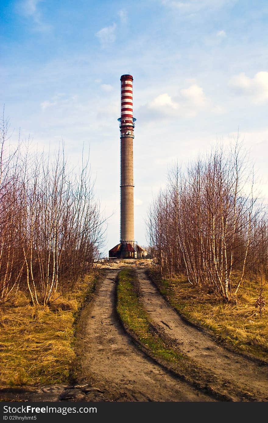 Ruins of a very heavily polluted industrial site, 1890's the place was known as one of the most polluted towns in Europe. Ruins of a very heavily polluted industrial site, 1890's the place was known as one of the most polluted towns in Europe.