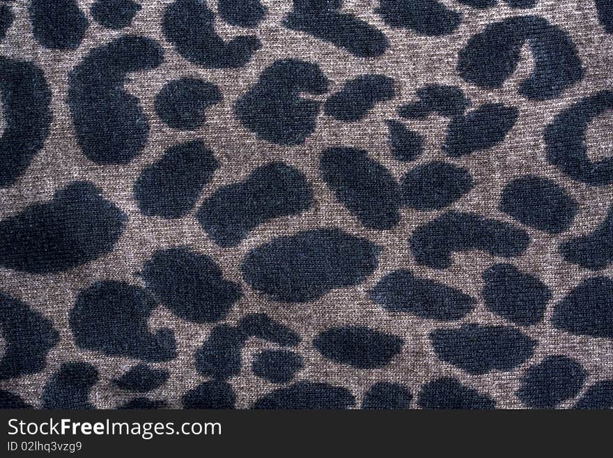 Brown leopardskin Pattern fabric