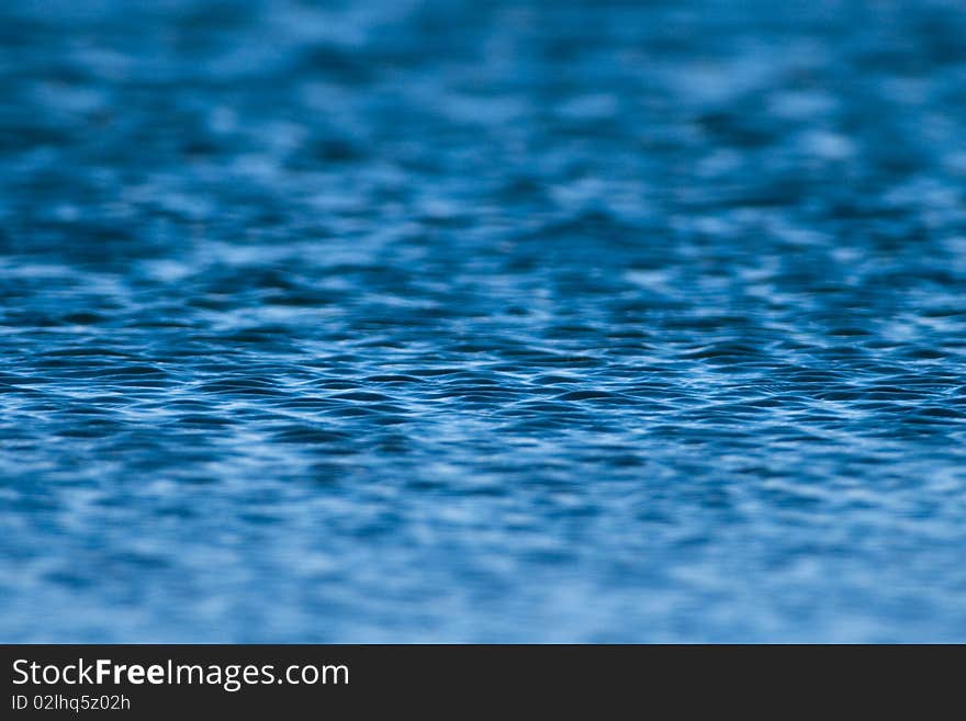 Blue Waterbackground, small waves texture