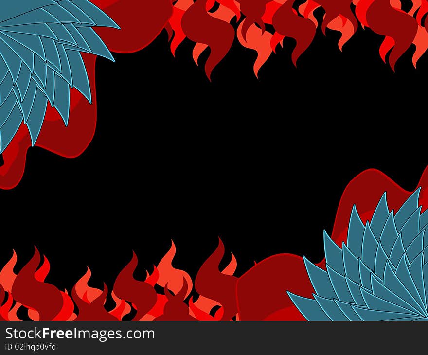 Illustration of dragon skin flame background. Illustration of dragon skin flame background