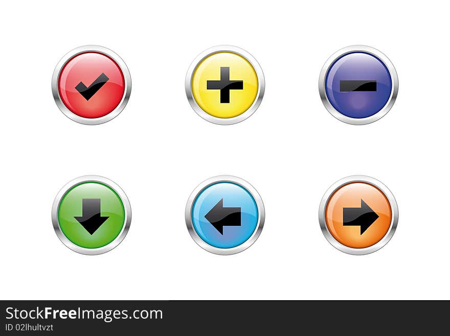 Set of  icons