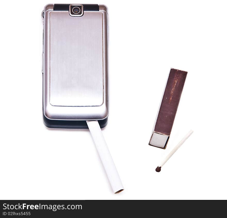 Cigarette with phone