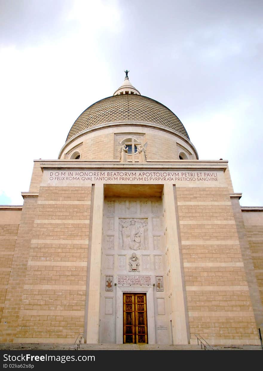 Church of saints peter and paul in Rome