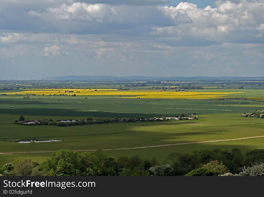 Romney Marsh in Kent, England