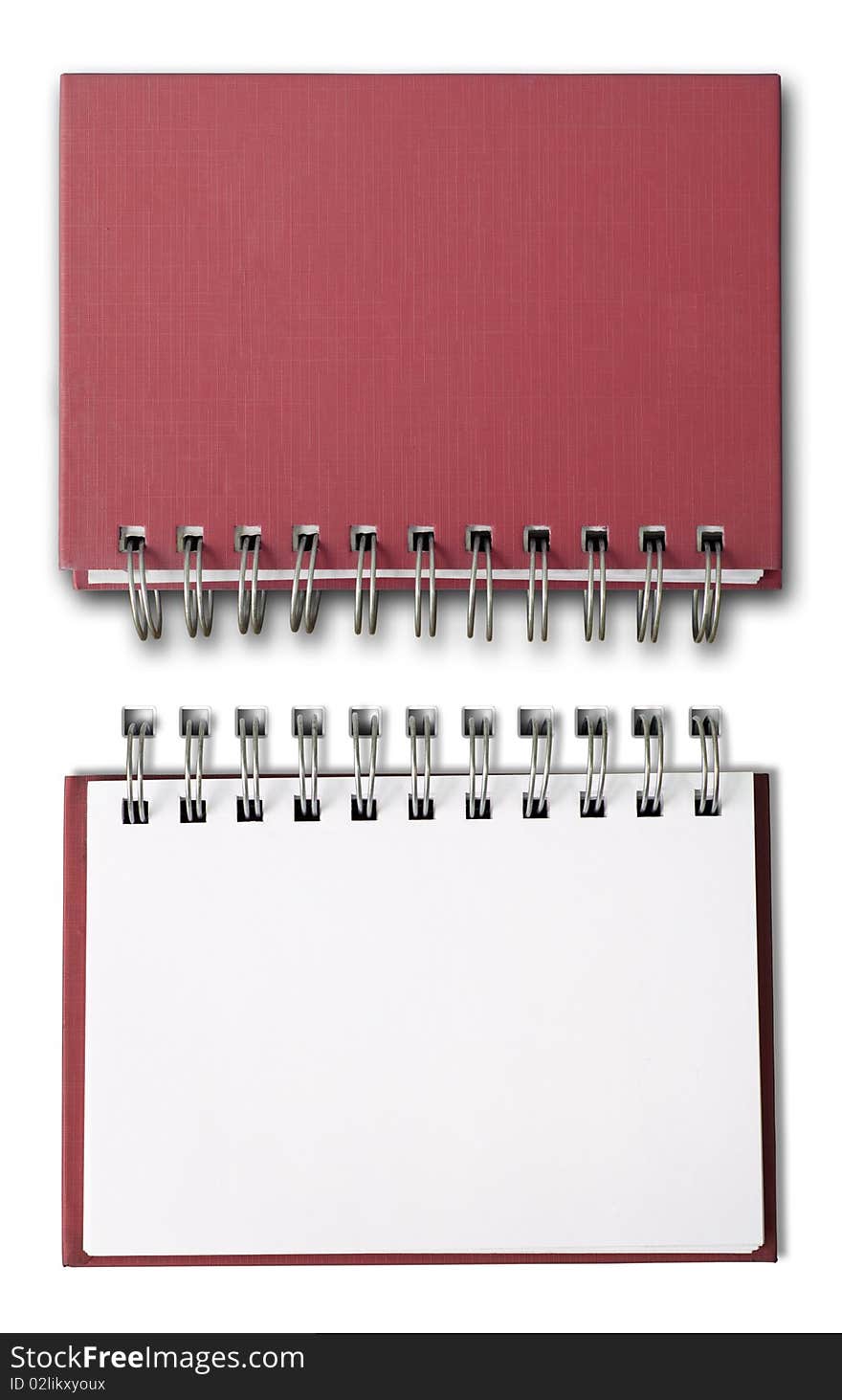 Red Blank Note Book