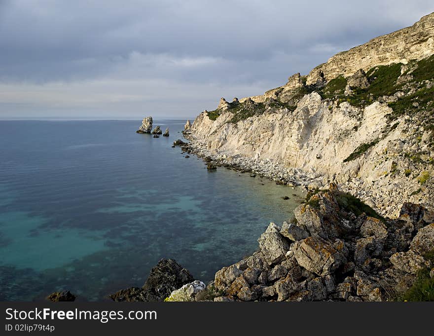 Beautiful view of Jangul. Crimea, Ukraine