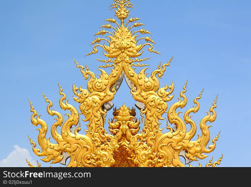 Traditional Thai style in temple