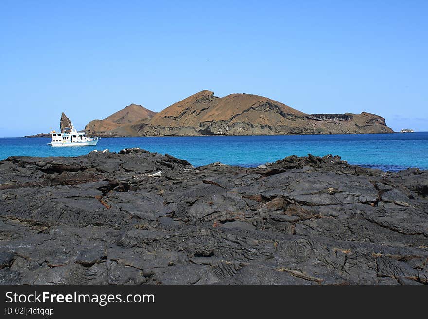 Boat in galapgos