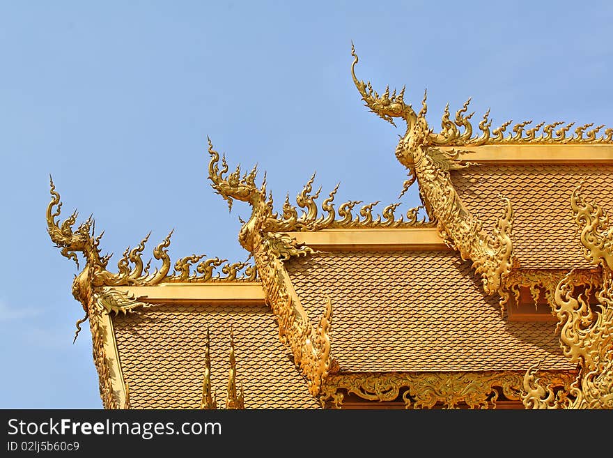 Traditional Thai style in temple