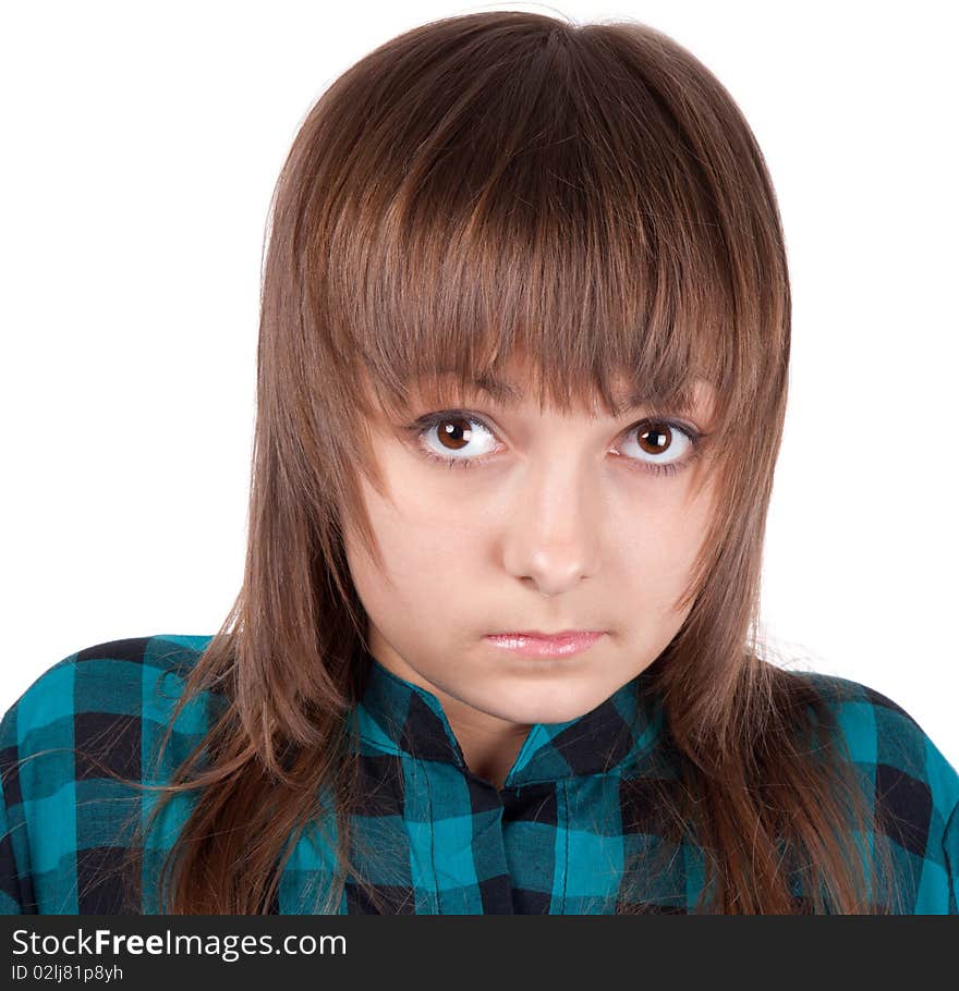 Portrait young girl