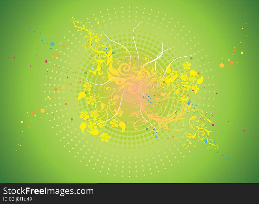 Green color background design for any occasion. Green color background design for any occasion