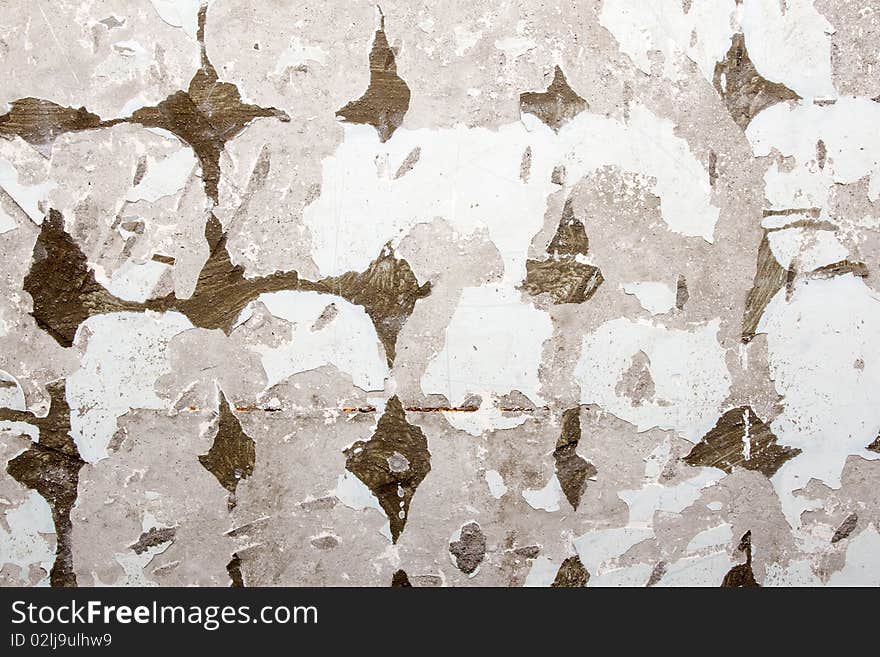 Concrete wall marked on squares in the manner of background