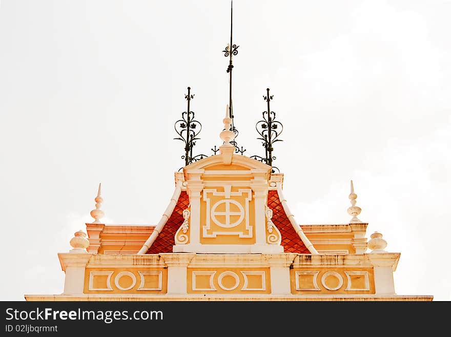 Pavilion roof