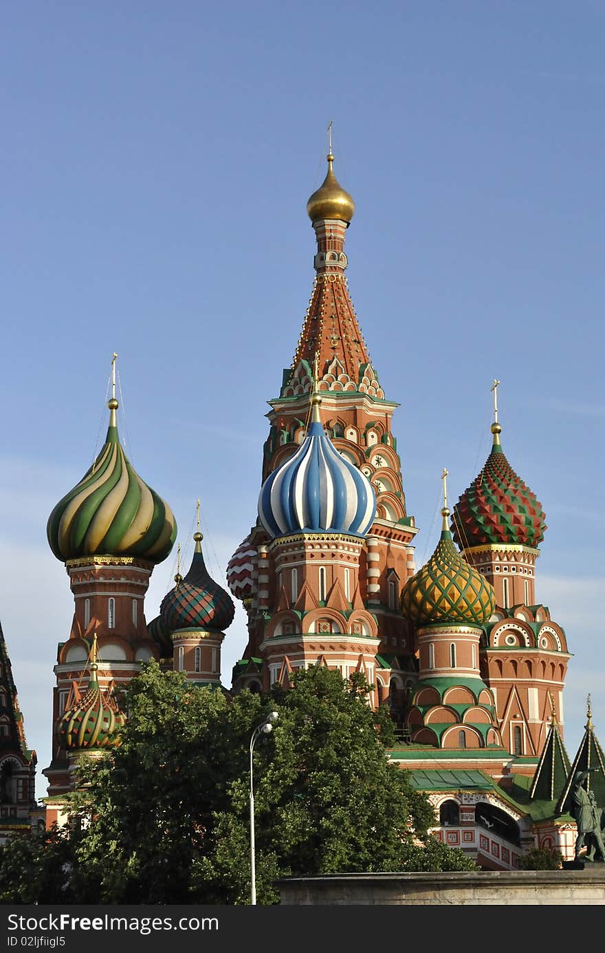 Cathedral in heart of Russia. Red Square.